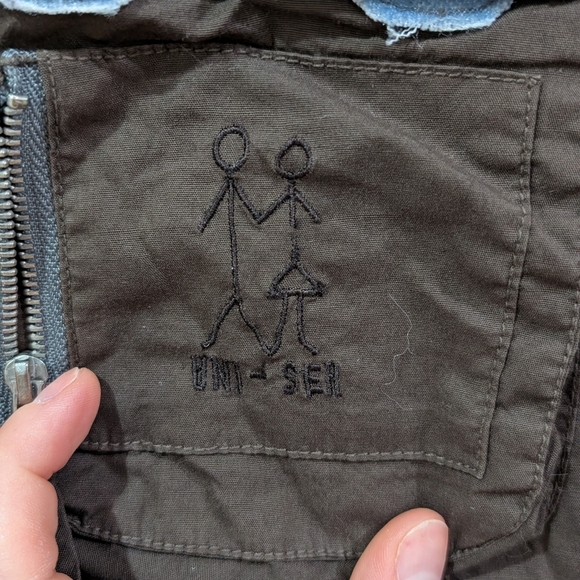Y2K Johnny Was Pete & Greta Collab Cropped Cargo Pants - Picture 5 of 6